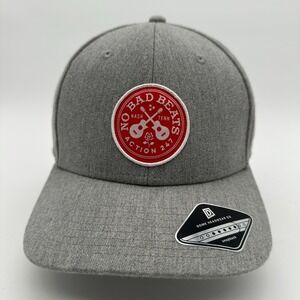 Action 247 Sports Betting No Bad Beats‎ Dome Headwear Co. Cap Hat Snapback Gray